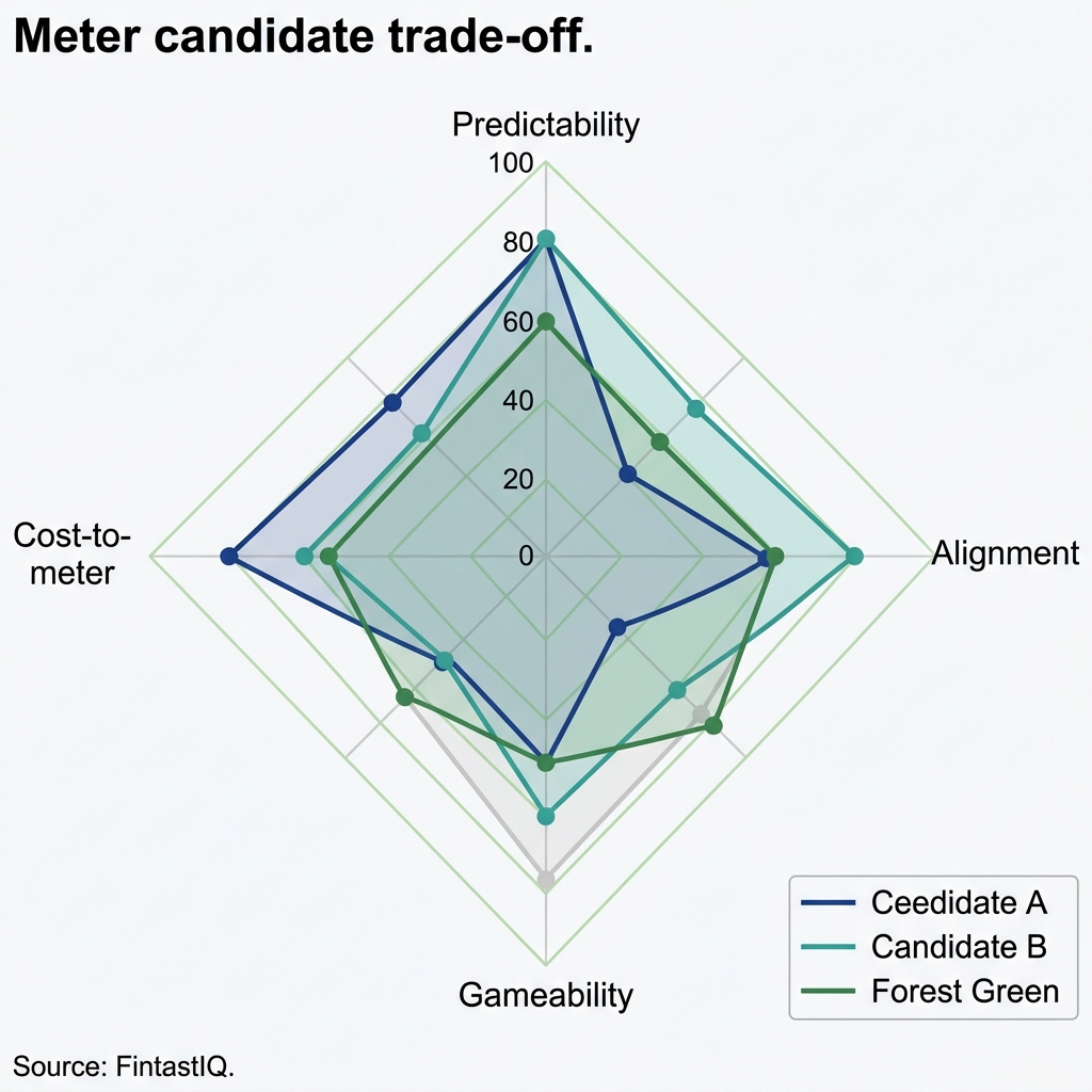 Meter candidate trade-off radar