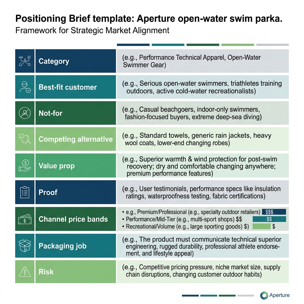 Positioning Brief template with Aperture fields