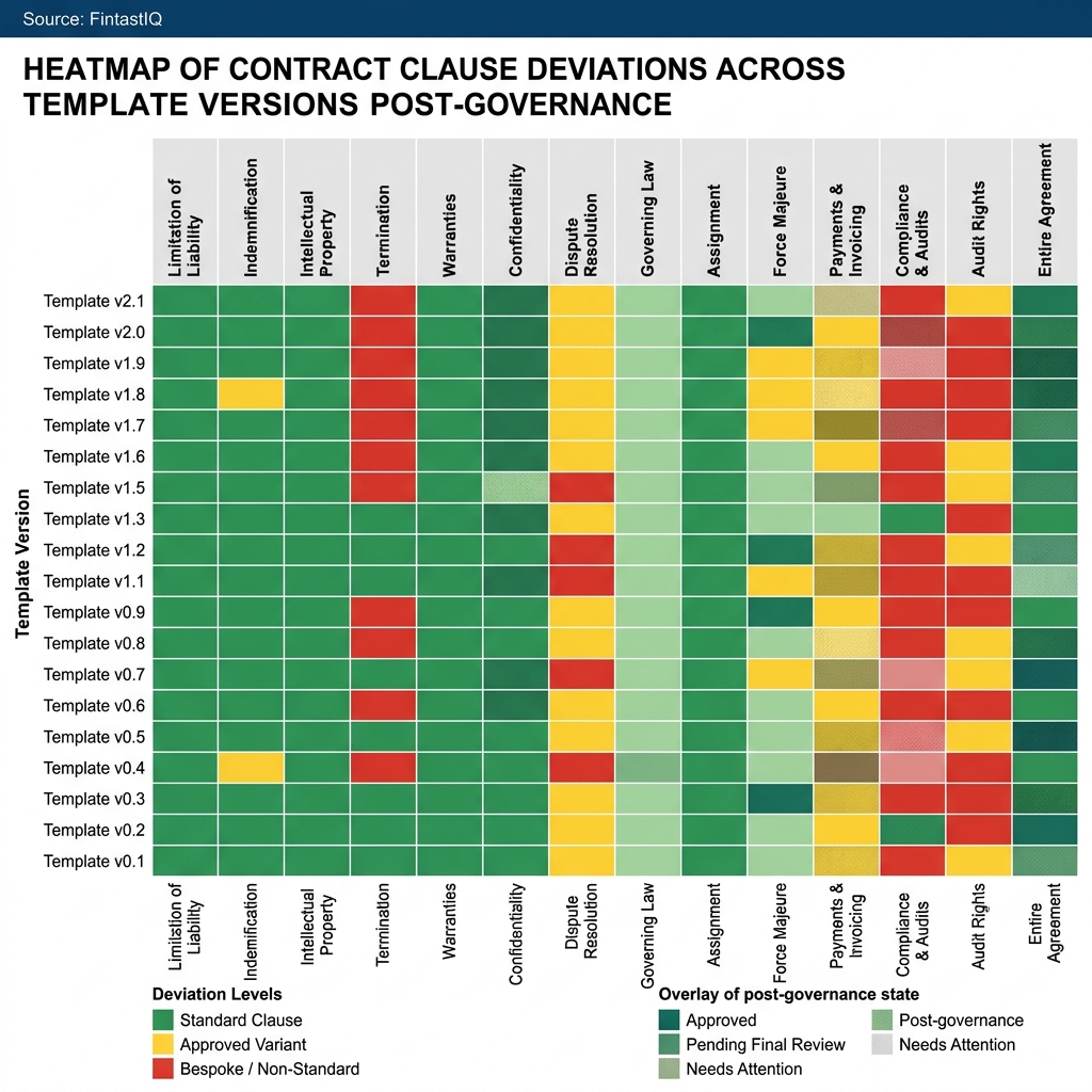 Contract-variant heatmap by revenue type