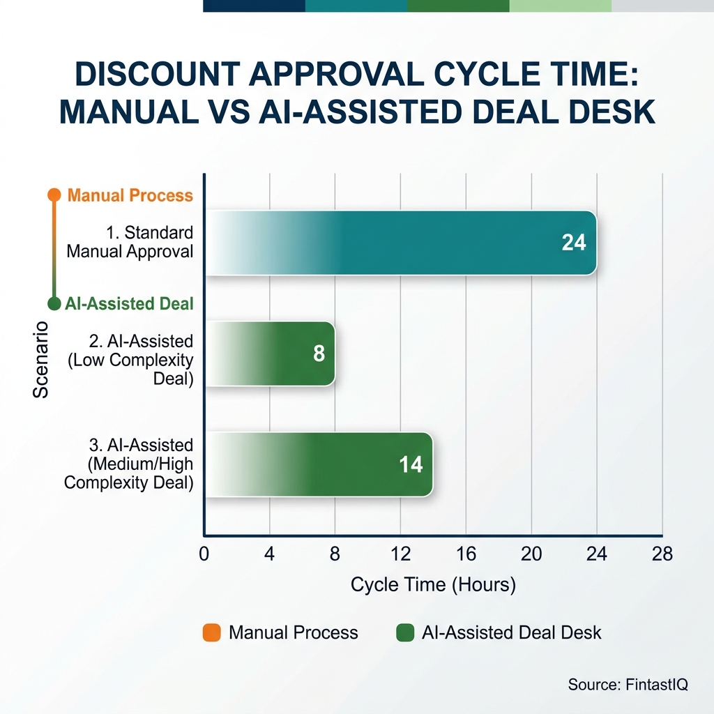 Discount approval cycle time